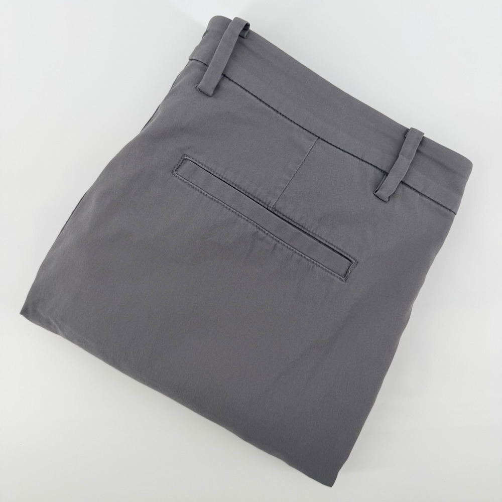 Birddogs Lined Chino Performance Pants Grey Stretch Golf Trousers 34x28 Charcoal